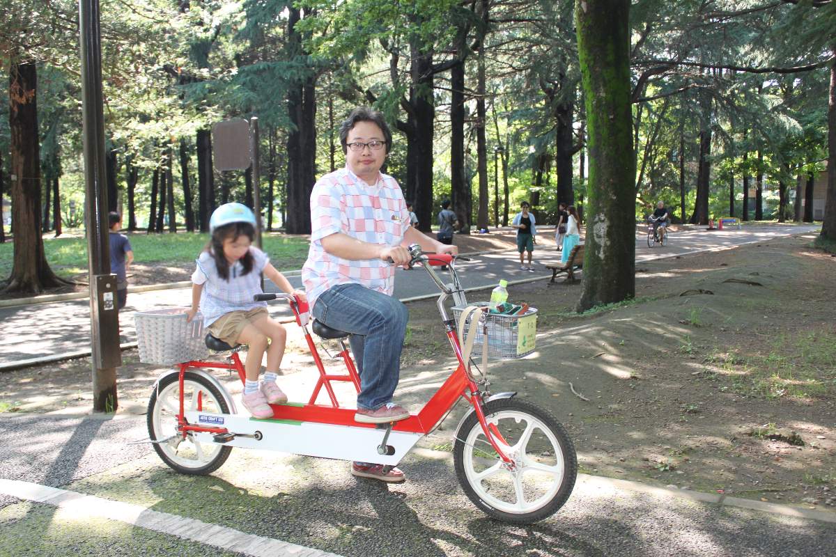 公園 自転車 レンタル